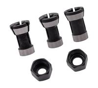 5PC Practical Router Collet Set for Accuracy Woodworking and Craft Projects with Easy Installation and Replacement