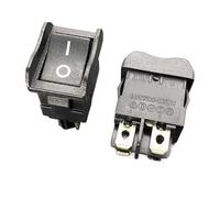 5PC R13 boat-shaped switch 4 pins 2 positions 21 * 15mm power lever button with baffle 6A250V
