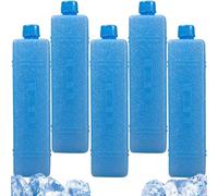 5PC Reusable Ice Crystal Box | Ices Packs for Cool Box | Portable Air Conditioner Fan Freezer Block | Long-Lasting Ice Blocks for Cool Bags for Camping Outdoor & Indoor Preserve Food