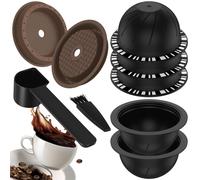 5Pc Reusable Vertuo Pod for Machine, Coffee Capsule (230Ml)