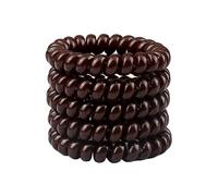 5Pc/Set Women Hair Bands Accessories Colorful Telephone Wire Elastic Tie Spiral Cord Rubber Band Girl Scrunchie(Color 15)