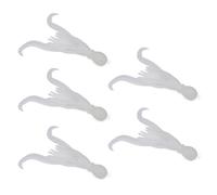 5pc Squid Jigs Soft Baits Silicone Artificial Swimbaits Fishing Tackle Floating Lures 10cm 4.8g