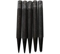 5pc Steel Centre Punch Metal Nail Brads Dot Starter Marking Set 1/16" - 3/16"