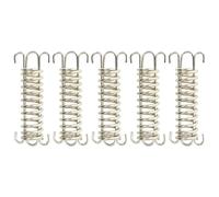 5pc Sun Shade Sail Tension Springs Stainless Steel Hooks Canopy Fixing Kit