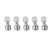5PC Wall Mounted Brass Towel Hooks - Durable Robe Hangers, Stylish Bathroom & Entryway Accessories, Elegant Coat Rack Solution for Home Organization