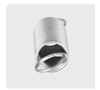5pcs 0.6MM Extension Spring , Spring Long 20 30 40 50 60 Mm, Outside Diameter Of Spring 8 Mm, 304 Stainless Steel(0.6x8x60)