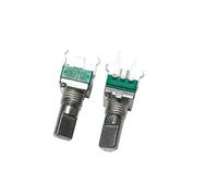 5pcs 09 type Potentiometer single connected vertical 3-pin B10K 103B axial length 15mm half shaft NWPNLXEA