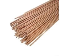 5PCS 1.0/1.5/2.0/2.5/3.2mm x 500mm Brass Welding Rods for Copper Pipe, Refrigerator & AC Repair, Phosphor Copper Soldering Wire(1.0mm-5pcs)(5pcs)