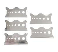 5PCS 1-100mm Stainless Steel Double-Sided Bolt Gauge Card Thread-Checker Flat Measuring Caliper Thread For Electronics Crafts