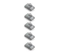5PCS 1/144 Scale DIY L6/40 Light Tank - Italian WWII AFV 3D Resin Model For Military Collectors And Diorama Displays
