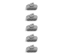 5PCS 1/144 Scale DIY M4A3E8 Sherman "Fury" Medium Tank 3D Resin Model For Military Enthusiasts And Display Collection