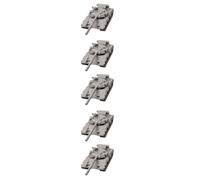 5PCS 1/144 Scale DIY Soviet T-64A Medium Tank Resin Model - Cold War MBT “Steel Beast” For Hobbyists And Diorama Displays