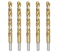 5PCS, 1/2", Titanium Coated Drill Bits