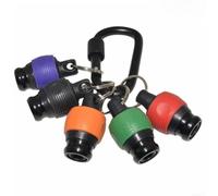 5PCS 1/4 inch Hex Shank Extension Bars Designed for Keychain Portability Ball Grip Texture Aluminum Alloy Bit Holder System