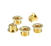 5Pcs 1/4 Inch to 3/8 Inch Convert Screw Adapter Reducer Bushing Converter for DSLR Camera Camcorder Tripod Monopod Adapter Screw Adapter Screw Tripod Adapter Screw Ballhead Camera Mount