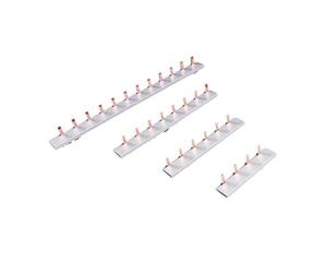 5PCS 1.4mm Copper Busbar for 1 Pole Circuit breaker MCB Busbar Connection 4way 6way 8way 12way Single Phase(Pin Type 1P 6w-5PCS)