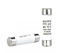 5pcs 10 * 38 Fast Blow Ceramic Fuse 10x38mm Fuses 500V 0.5A 1A 2A 4A 6A 8A 10A 16A 20A 32A RO15 RT18 RT14 R015(3A)
