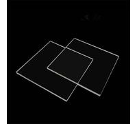 5pcs 100 * 100 * 2mm Clear silica quartz plate transparent fused quartz glass slide