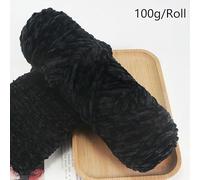 5Pcs 100g/Roll Chenille Velvet Yarn 3mm Thick Knitted Crochet Velvet Super Plush Wool Soft Baby Blanket Suitable for DIY Hat Scarves
