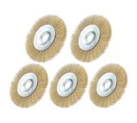 5Pcs 100mm Wire Wheel Brush Replacement for Ryobi Patio Cleaner RAC814 Wire Brush for RY18PCA-0 & OPC1800, Joint Cleaning Metal Brush