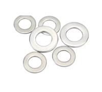 5PCS-100PCS M1 M1.2 M1.4 M1.6 M2 M2.5 M3 M4 M5 M6 M8 M10 to M16 DIN125 304 Stainless Steel Flat Washer Plain Washer Gasket Rings(M2 100pcs)