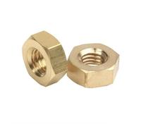 5PCS-100pcs Solid Brass Copper Hex Nut Hexagon Nut M1.6 M2 M2.5 M3 M4 M5 M6 M8 M10 M12(M8 10pcs)