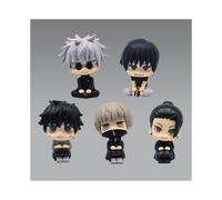 (5PCS) 10cm Jujutsu Kaisen Mini Figures Satoru Gojo Figure Action Geto Suguru Figurine Q Version Anime Model