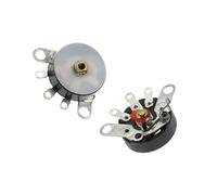 5PCS 10K RV12 Straight Angle Radio Potentiometer RV12MM B503 B103 B10K B50K Power Amplifier Volume Potentiometer With Switch(Flat Foot B50K)