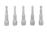 5pcs 10mm Nut Driver Hex Head Magnetic Socket Set 65mm | The magnetic head holds screws securely, helping you work faster with fewer dropped fixings.
