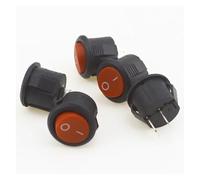 5pcs/10pcs 16mm diameter round rocker switches(Red 5PCS)