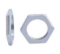 5PCS/10PCS/20PCS/25PCS/30PCS/45PCS Galvanized Iron Hexagon Thin Nut Fine Tooth Ultra-Thin Nuts Small Hexagonal Flat Nut(M12x1.5x3(10pcs))