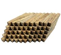 5pcs/10pcs/20pcs/30pcs/40pcs/50pcs Tiger Stripe Wood Turning Blanks Craft Pen Block Woodworking Project Kits 127mmx15mmx15mm (50)