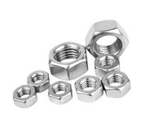 5PCS/10PCS/20PCS/50PCS/100PCS Hex Nuts Nuts 304 Stainless Steel Nut For Bolt(DIN934-M4-10pcs)