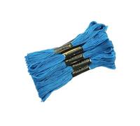 5pcs 10pcs 20pcs Embroidery DIY Silk Line Branch Threads Similar Thread Floss Skein Cross Stitch Ideal for Arts & Crafts(Blue,10Pcs)