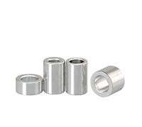 5pcs/ 10pcs/ 20pcs M3 M4 M5 M6 M8 Aluminum Alloy Flat Washer Bushing Gasket Non-threaded Stand-off Spacer(D10x M5 (10pcs),Length 6mm)