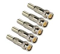 5PCS/10PCS 75-5 Solder BNC Compression Connector BNC Male Connector for CCTV Camera System Easy Installation