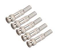 5PCS/10PCS 75-5 Solder BNC Compression Connector BNC Male Connector for CCTV Camera System Easy Installation