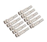 5PCS/10PCS 75-5 Solder BNC Compression Connector BNC Male Connector for CCTV Camera System Easy Installation