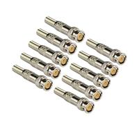 5PCS/10PCS 75-5 Solder BNC Compression Connector BNC Male Connector for CCTV Camera System Easy Installation