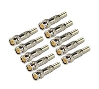 5PCS/10PCS 75-5 Solder BNC Male Connector BNC Compression Connector CCTV Camera System Easy Installation
