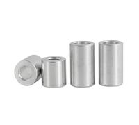 5pcs-10pcs Aluminum Bushing Gasket M3 M4 M5 M6 M8 M10 M12 aluminum flat washer gasket round hollow no thread standoff spacer(M5 10PCS OD 8mm,4mm(L))