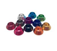 5pcs-10pcs aluminum cap washer m2 m2.5 M3 M4 M5 M6 M8 Corlorful Aluminum Alloy hex Cap Head Gasket washer for RC parts(M2 10pcs,Green)