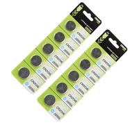 5pcs / 10pcs CR2016 Button Cell Batteries 3V Long Last Power Sources CR2016 Batteries for Keyless Entry and Devices Button Cell Battery