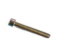 5pcs-10pcs DIN912 Titanium-plated Colorful Stainless Steel M3 M4 M5 M6 hex socket cap head screw(Rainbow,M6X40 5PCS)