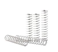5Pcs/10Pcs Galvanized Compression Springs - Wire Diameter 0.9-1.4mm, Length 10mm-100mm, Outer Diameter 5mm-20mm(5pc 1x16x60mm)