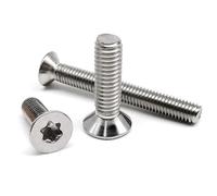 5PCS/10PCS M5 M6,M8 Six-Lobe Flat Countersunk Head Screw Bolt 304 A2-70 Stainless Steel(60mm,M5 10pcs)