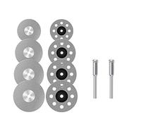 5pcs/10Pcs Mini Diamond Saw Blade Cutting Wheel Disc Set for Dremel Rotary Tool Accessories Circular Saw Blades Grinding Wheels Disk with Mandrel(20mm With Holes 5 Pcs)