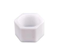 5pcs/10Pcs PPR Female Thread Pipe Hexagon Caps - 1/2", 3/4", 1" Plastic End Cap Plug for PVC Tube Sealing Fittings(5pcs 1Inch)