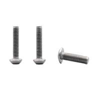 5pcs-10pcs Titanium Button Head Screw M2 M2.5 M3 M4 M5 M6 M8 TA2 Titanium Hex Socket Round Head Machine Screw(5mm,M2 10pcs)