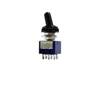 5pcs 10pcs Toggle Switch 6A 125VAC On On SPDT 6mm Switch DPDT On Off On Cap MTS-102 103 MTS-202 203 IDGTTLDF(MTS-202 With Cap,10pcs)